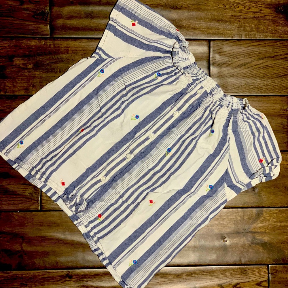 ⚡️2/$25⚡️GAP Kids Cropped Short-Sleeved Blouse